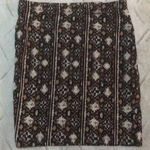 Skirt. Cotton and spandex